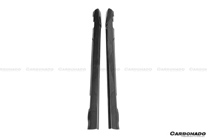 2008-2014 Mercedes Benz W204 C63 AMG Sedan VS Style Carbon Fiber Side Skirts - Carbonado