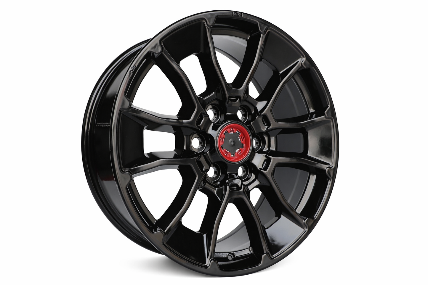 E218 Gloss Black 20x8.5 ET55 6.139 - Square Set (4 Wheels)