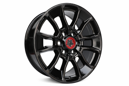 E218 Gloss Black 20x8.5 ET15 6.139 - Square Set (4 Wheels)