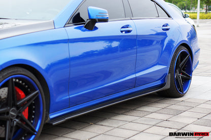 2011-2017 Mercedes Benz CLS Class W218 DP Style Side Skirts - DarwinPRO Aerodynamics