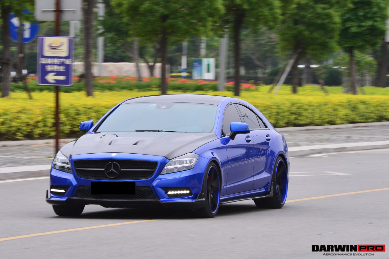 2011-2014 Mercedes Benz CLS Class W218 BKSS Style Front Lip (Not Fit AMG) - DarwinPRO Aerodynamics