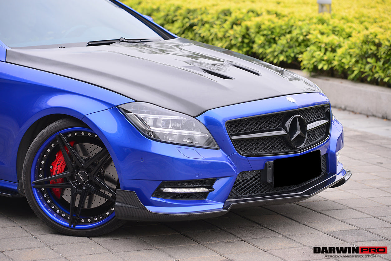 2011-2014 Mercedes Benz CLS Class W218 BKSS Style Front Lip (Not Fit AMG) - DarwinPRO Aerodynamics