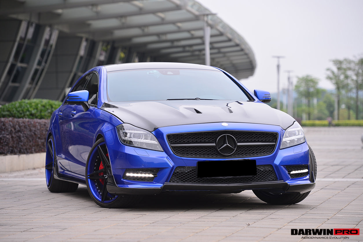 2011-2014 Mercedes Benz CLS Class W218 BKSS Style Front Lip (Not Fit AMG) - DarwinPRO Aerodynamics