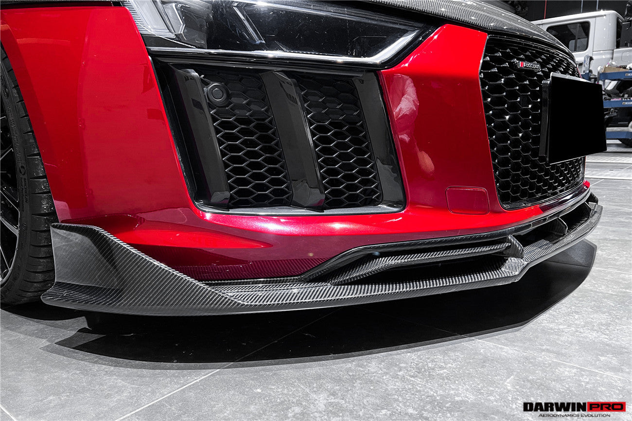2016-2018 Audi R8 Coupe/Spyder iMP Performance Carbon Fiber Front Lip - DarwinPRO Aerodynamics