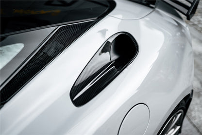 2020-2023 McLaren GT WP Style Dry Carbon Fiber Side Air Intake Vents - Carbonado