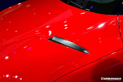 2019-2023 Toyota GR Supra (J29/DB) A90 A91 OEM Style Carbon Fiber Hood Scoop - Carbonado Aero