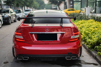 2012-2014 Mercedes Benz W204 C63 AMG C Class Coupe BK Style Trunk Spoiler - Carbonado