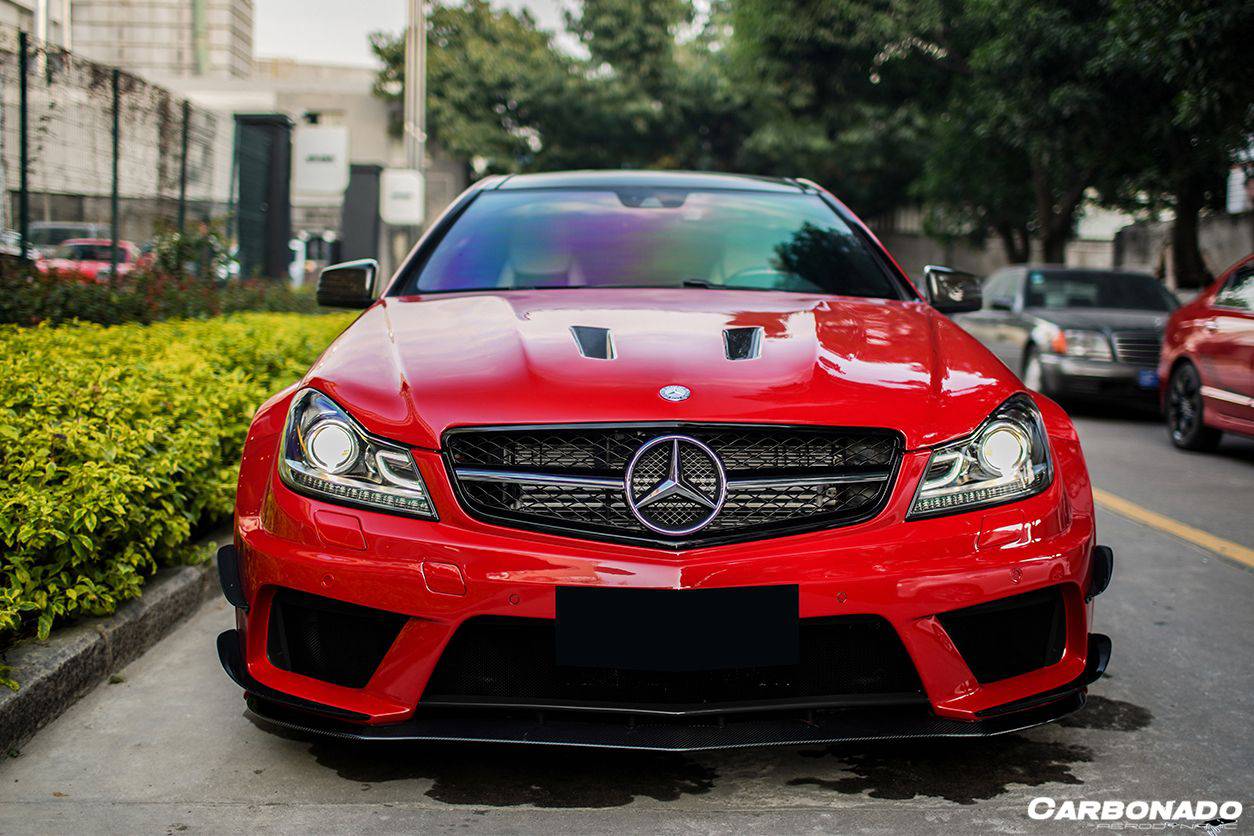 2012-2014 Mercedes Benz W204 C63 AMG Coupe BKSS Style Wide Full Body Kit - Carbonado Aero