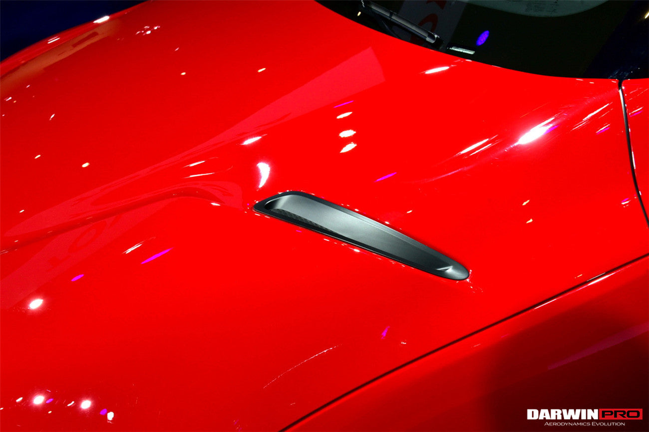 2019-UP Toyota GR Supra (J29/DB) A90 A91 OEM Style Carbon Fiber Hood Scoop - DarwinPRO Aerodynamics