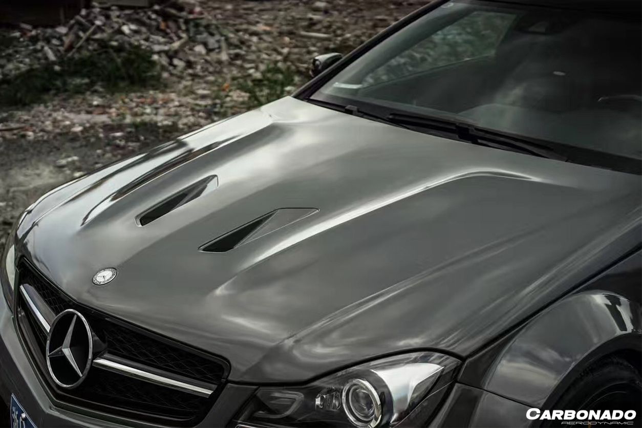 2012-2014 Mercedes Benz W204 C63 AMG Coupe BKSS Style Wide Full Body Kit - Carbonado Aero