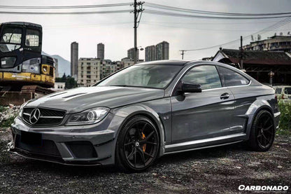 2012-2014 Mercedes Benz W204 C63 AMG Coupe BKSS Style Wide Full Body Kit - Carbonado Aero