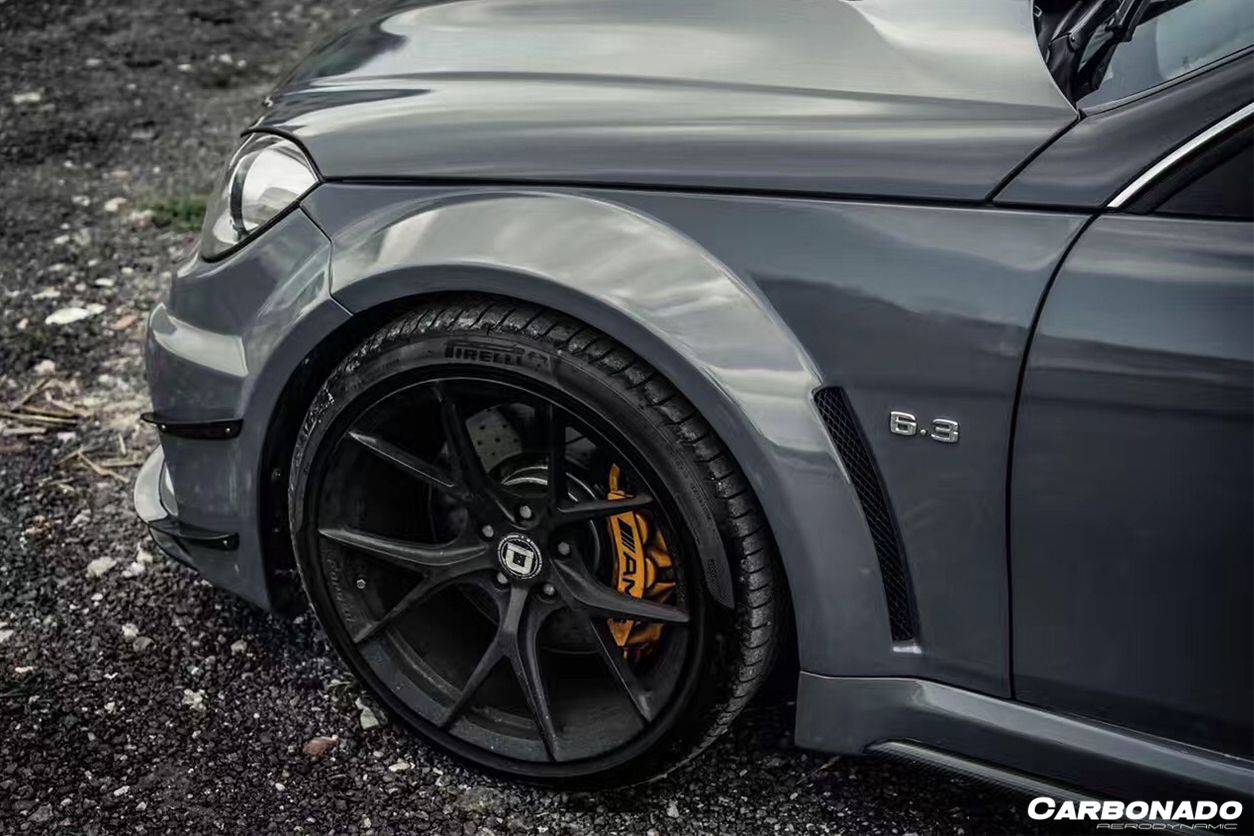 2012-2014 Mercedes Benz W204 C63 AMG Coupe BKSS Style Wide Full Body Kit - Carbonado Aero