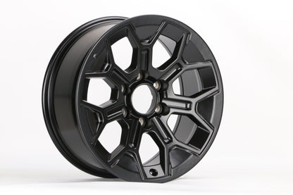 E231 Satin Black 22x9.0 ET15 6.139 - Square Set (4 Wheels)