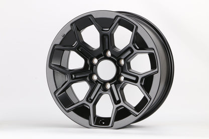 E231 Satin Black 22x9.0 ET15 6.139 - Square Set (4 Wheels)