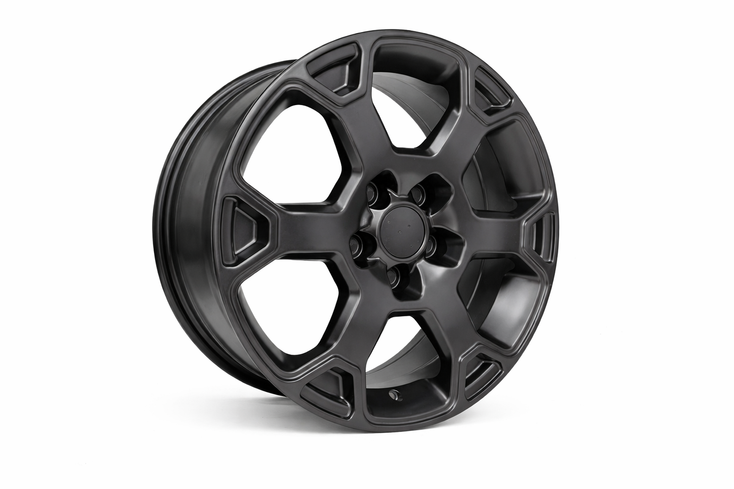 E233 Satin Black 18x7.5 ET40 5.114 – (Square Set of 4)