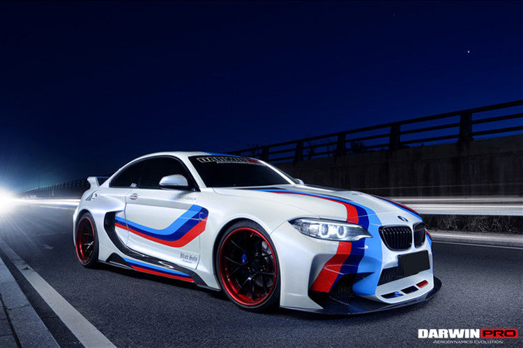 2014-2019 BMW 2 Series F22 VR Style Partial Carbon Fiber Wide Body Full Body Kit - DarwinPRO Aerodynamics