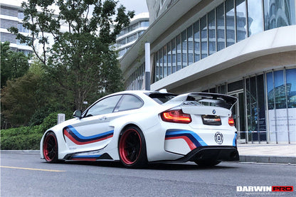 2014-2019 BMW 2 Series F22 VR Style Partial Carbon Fiber Wide Body Full Body Kit - DarwinPRO Aerodynamics