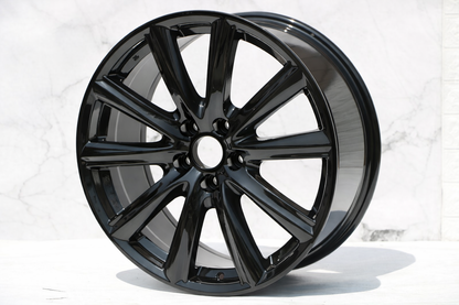 E235 Gloss Black 19x8.5 ET40 5.114 - Square Set (4 Wheels)
