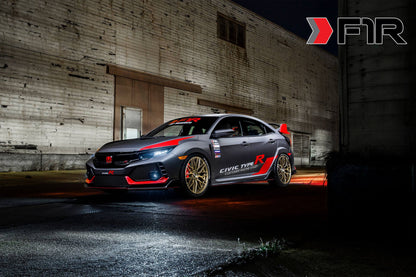 18" F1R F103 Brushed Bronze 5x114.3 ( Square Setup ) ( Set of 4 )