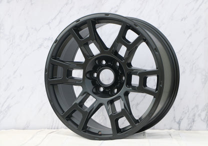 E238 Satin Black 17x8 ET5 6.139 – (Square Set of 4)