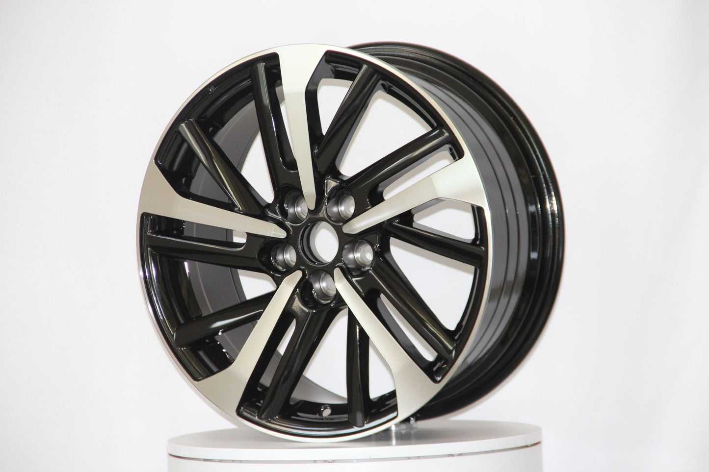 E239 Black Machined Face 18x8.0 ET40 5.100 - Square Set (4 Wheels)