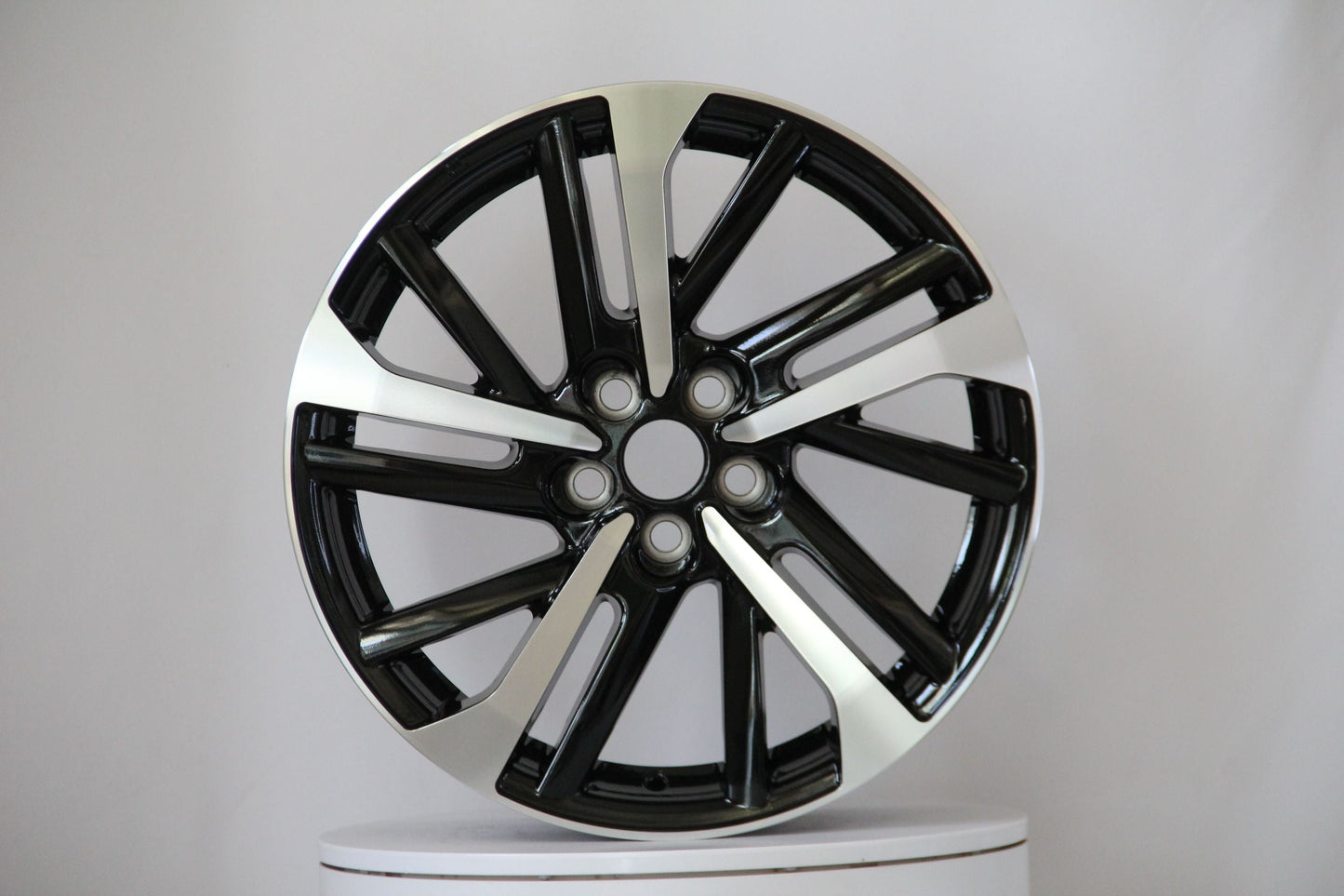 E239 Black Machined Face 18x8.0 ET40 5.100 - Square Set (4 Wheels)