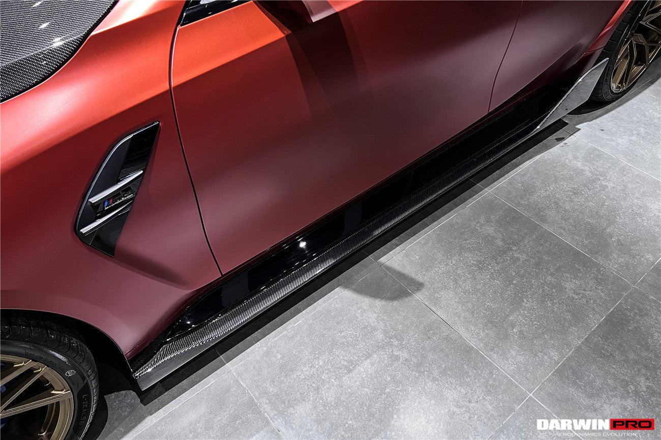 2021-UP BMW M3 G80 BKSS Style Carbon Fiber Side Skirts - DarwinPRO Aerodynamics