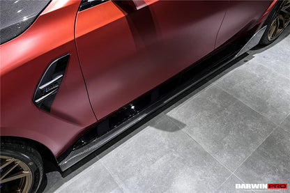 2021-UP BMW M3 G80 BKSS Style Carbon Fiber Side Skirts - DarwinPRO Aerodynamics