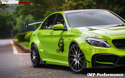 2015-2021 Mercedes Benz W205 C63/S AMG Sedan IMP Performance Partial Carbon Fiber front bumper - DarwinPRO Aerodynamics