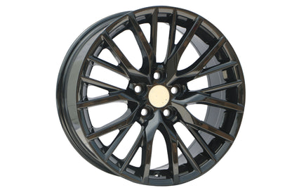 E241 Gloss Black 20x8.0 ET40 5.100 - Square Set (4 Wheels)