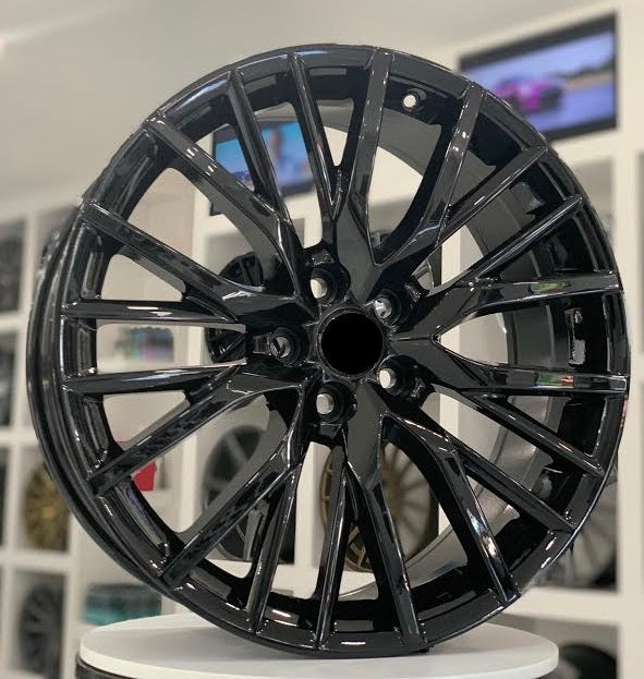 E241 Gloss Black 20x8.0 ET40 5.100 - Square Set (4 Wheels)
