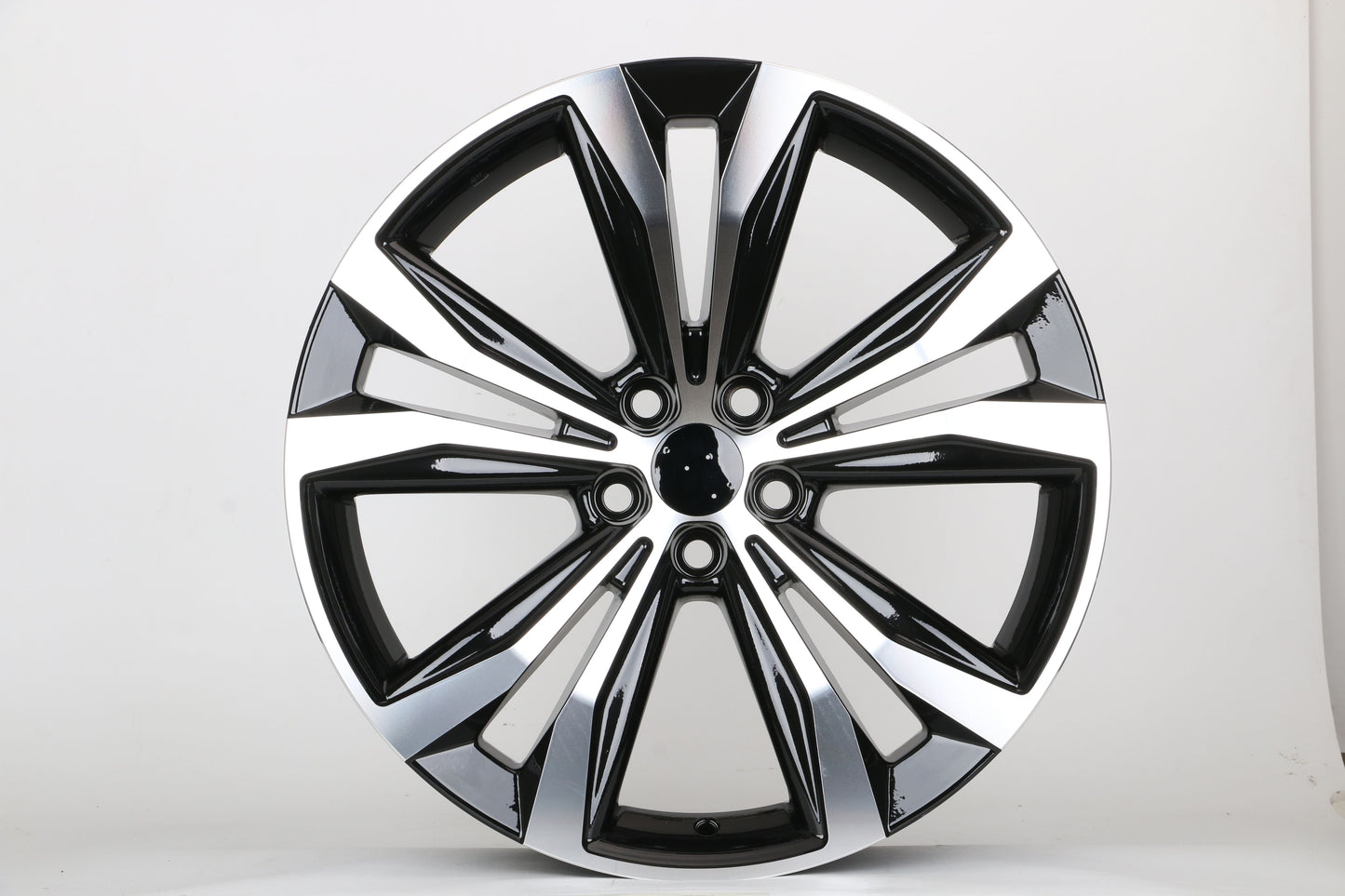 E247 Black Machined Face 22x8.0 ET40 5.100 - Square Set (4 Wheels)