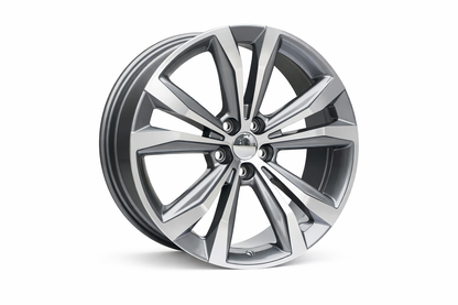 E247 Gunmetal Machined Face 20x8.0 ET35 5.100 - Square Set (4 Wheels)