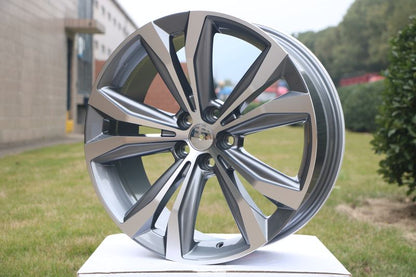 E247 Gunmetal Machined Face 20x8.0 ET30 5.114 - Square Set (4 Wheels)