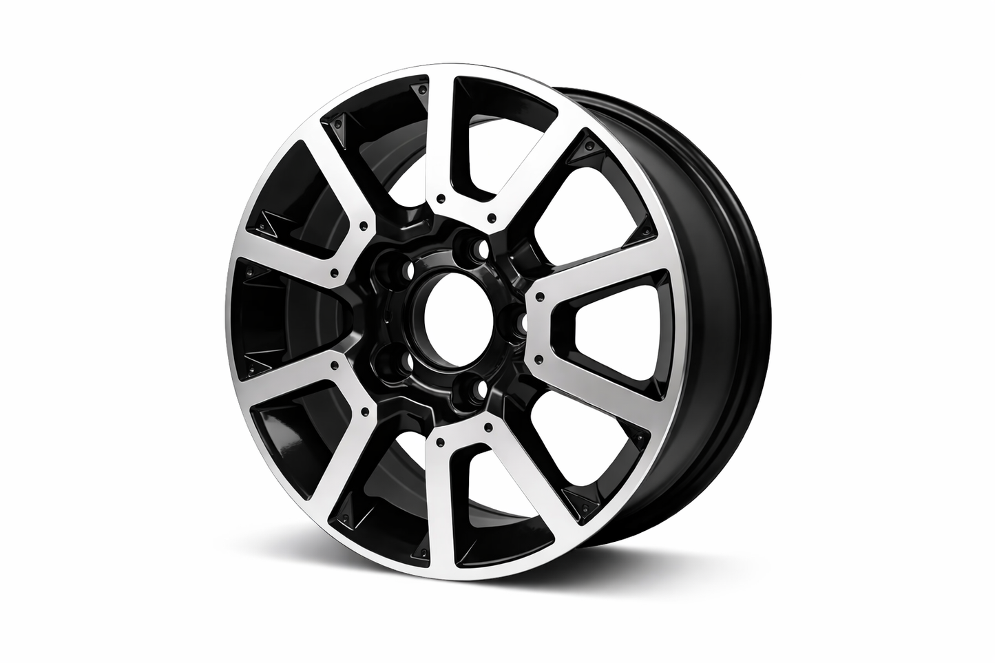 E248 Black Machined Face 18x8 ET50 5.150 – (Square Set of 4)