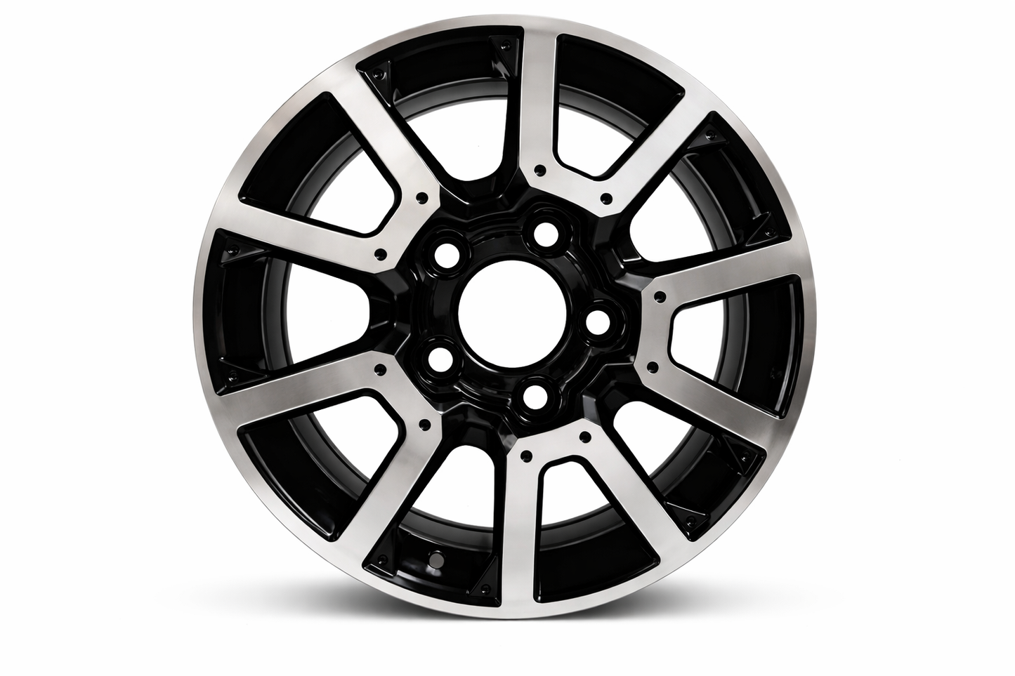 E248 Black Machined Face 18x8 ET50 5.150 – (Square Set of 4)