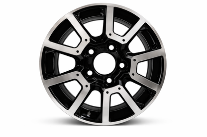 E248 Black Machined Face 18x8 ET50 5.150 – (Square Set of 4)