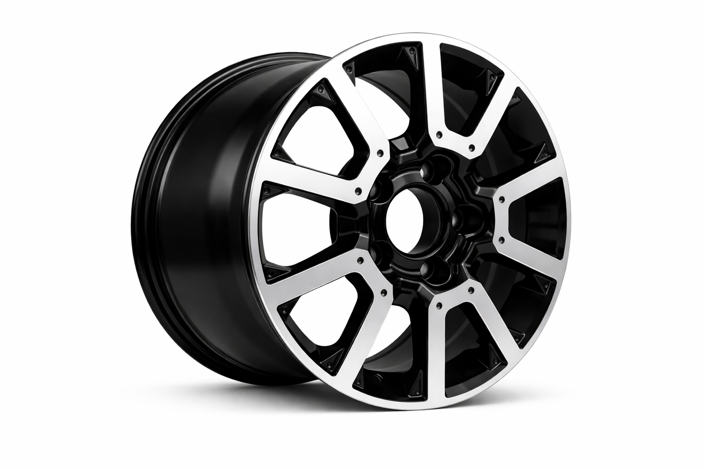 E248 Black Machined Face 18x8 ET50 5.150 – (Square Set of 4)