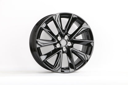 E254 Black Machined Face 16x6.5 ET39 5.100 - Square Set (4 Wheels)