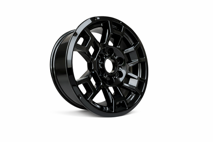 E260 Gloss Black 17x7.0 ET4 6.139 - Square Set (4 Wheels)