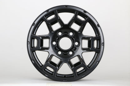 E260 OE Satin Black 17x7 ET4 6.139 – (Square Set of 4)