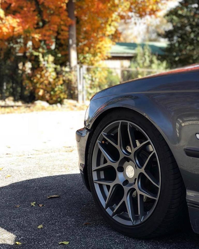 Aodhan AFF2 Matte Gray - 20x10.5 +35 5x112 (Square Set of 4)