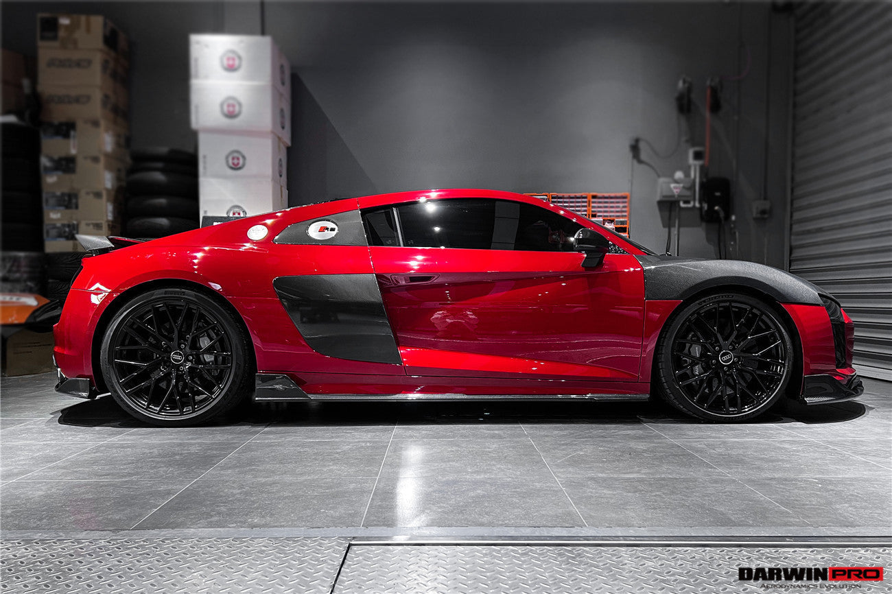 2016-2018 Audi R8 Coupe iMP Performance Carbon Fiber Side Skirts Under Board - DarwinPRO Aerodynamics