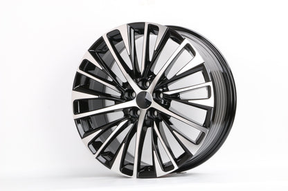 E270 Black Machined Face 20x8.0 ET30 5.114 - Square Set (4 Wheels)