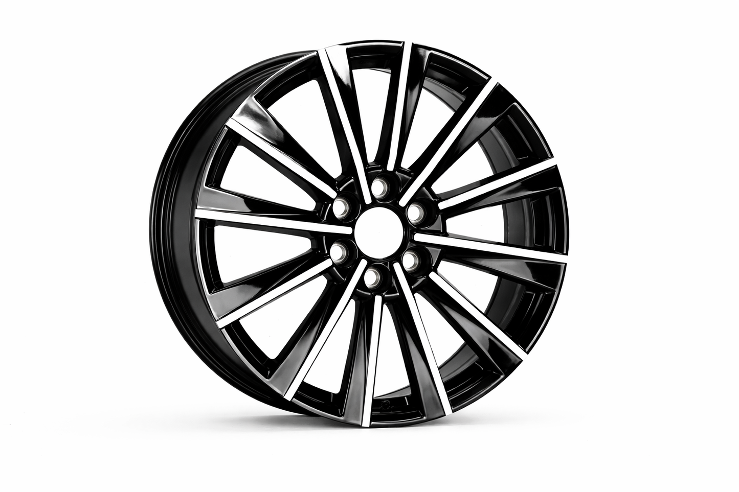 E275 Black Machined Face 22x8.5 ET56 6.139 - Square Set (4 Wheels)