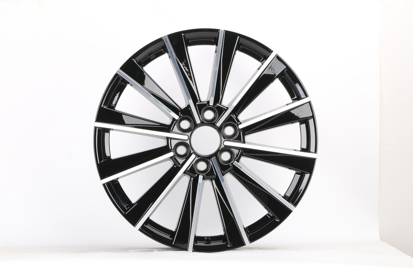 E275 Black Machined Face 22x8.5 ET56 6.139 - Square Set (4 Wheels)