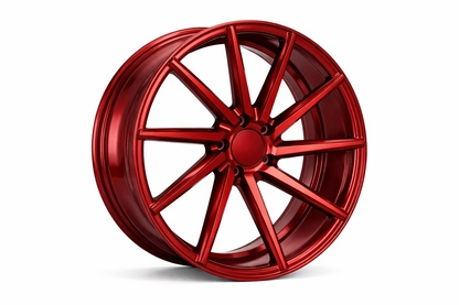 E013 Red 19x9.5 ET35 5.114 - Square Set (4 Wheels)