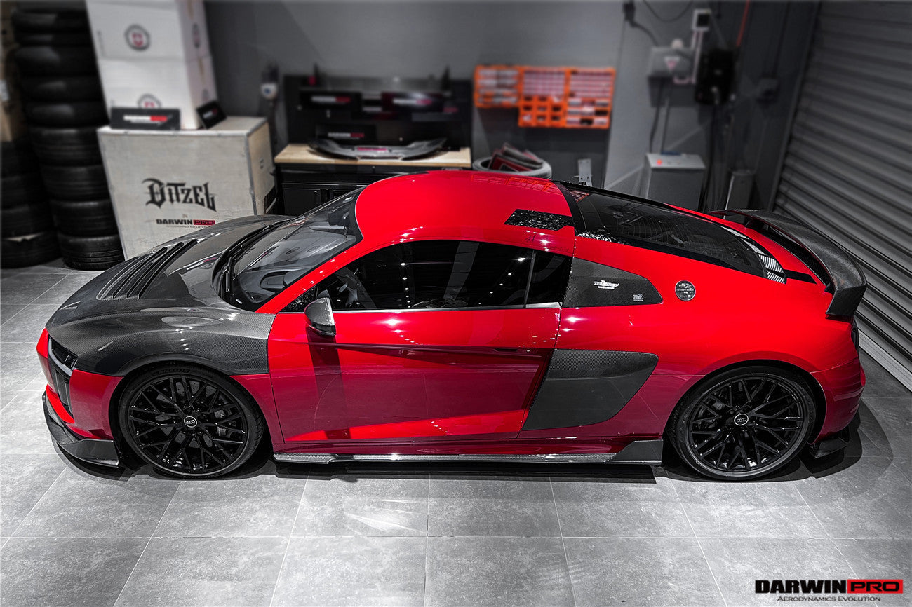2016-2018 Audi R8 Coupe iMP Performance Carbon Fiber Side Skirts Under Board - DarwinPRO Aerodynamics
