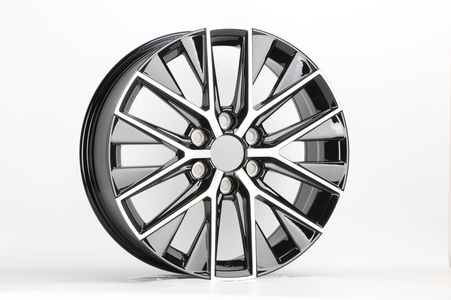 E280 Black Machined Face 20x8.0 ET55 6.139 - Square Set (4 Wheels)