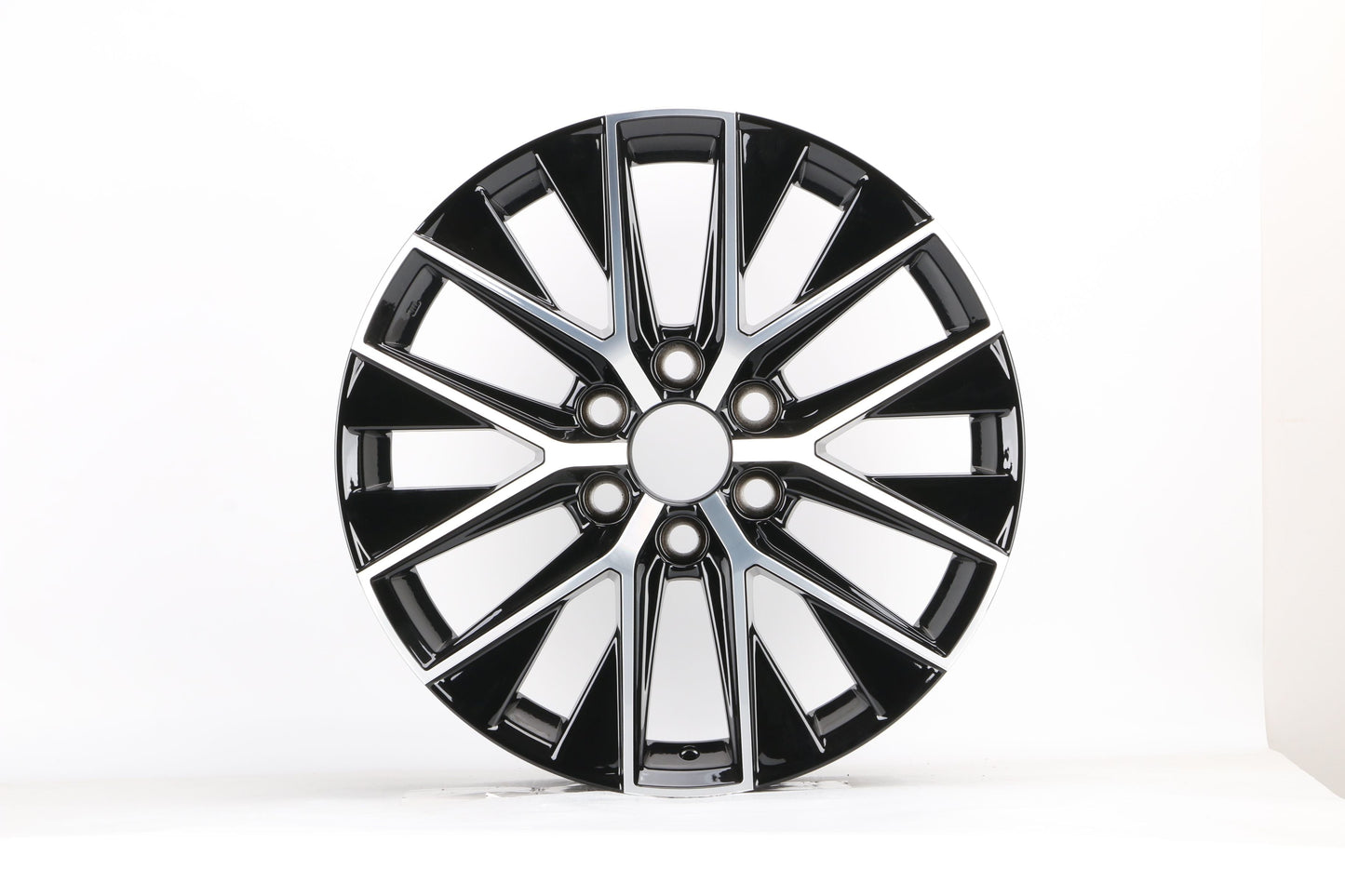 E280 Black Machined Face 20x8.0 ET55 6.139 - Square Set (4 Wheels)